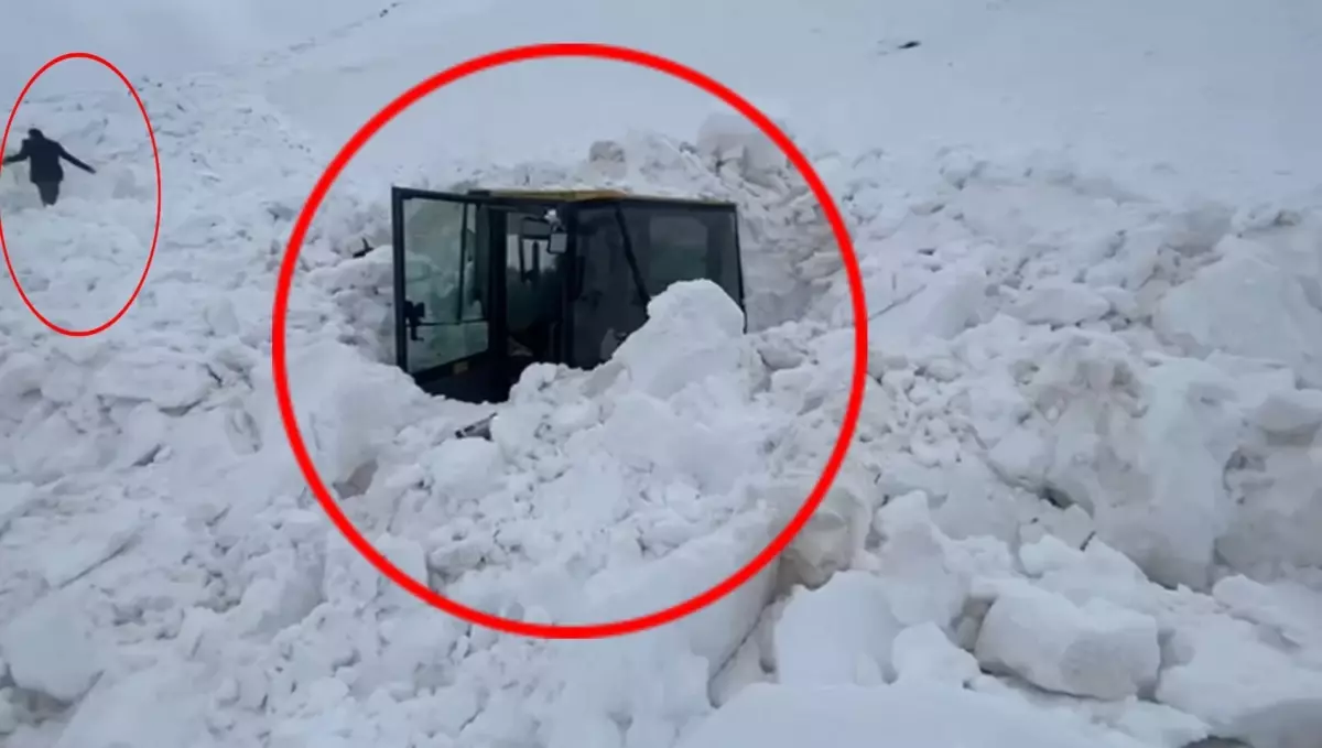 Şırnak’ta Çığ Düşmesi: İş Makinesi Operatörü Sağ Kurtuldu