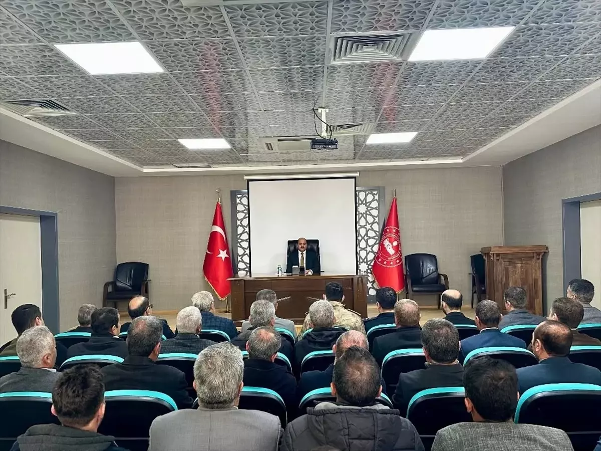 Çelikhan’da Kaymakam Toplantısı