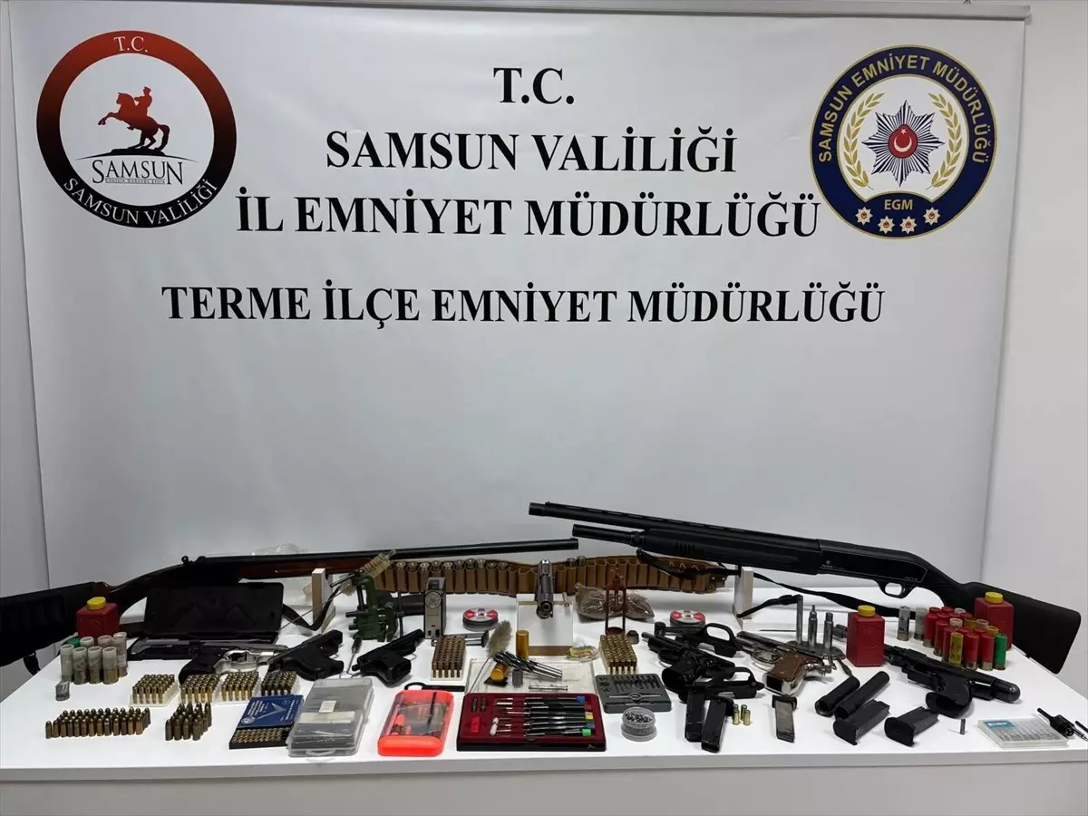 Samsun’da Silah Kaçakçılığı Operasyonu: 2 Gözaltı