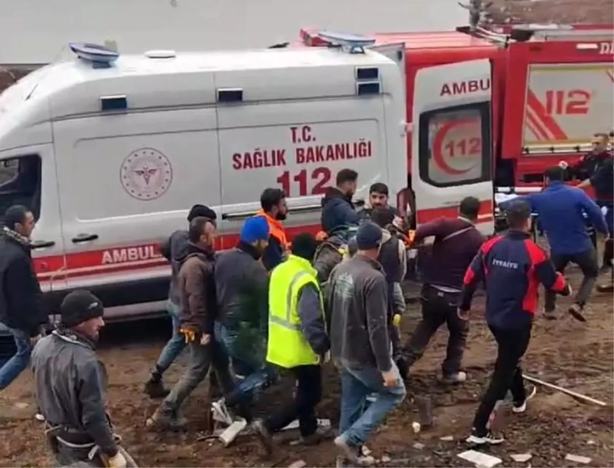 Diyarbakır’da İşçi Asansör Boşluğuna Düştü